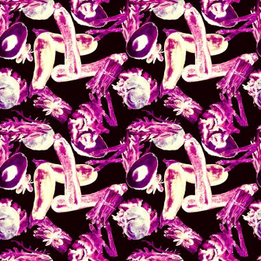 Sebze Seamless modeli. Sağlıklı gıda ile tekrarlanabilir model. 