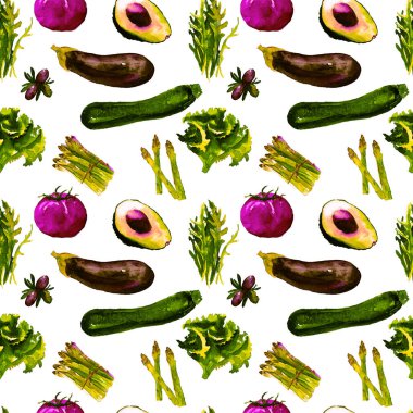 Sebze Seamless modeli. Sağlıklı gıda ile tekrarlanabilir model. 
