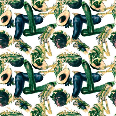 Sebze Seamless modeli. Sağlıklı gıda ile tekrarlanabilir model. 