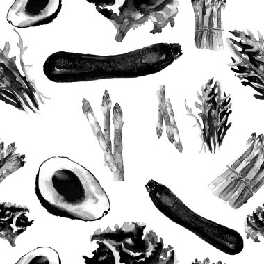 Sebze Seamless modeli. Sağlıklı gıda ile tekrarlanabilir model. 