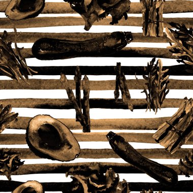 Sebze Seamless Modeli çizgili. Sağlıklı gıda ile tekrarlanabilir model. 