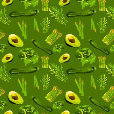 Sebze Seamless Modeli çizgili. Sağlıklı gıda ile tekrarlanabilir model. 