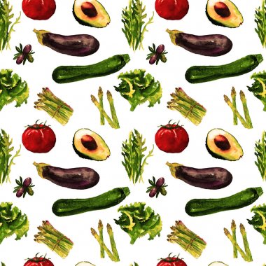 Sebze Seamless modeli. Sağlıklı gıda ile tekrarlanabilir model. 