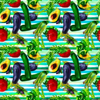 Sebze Seamless modeli. Sağlıklı gıda ile tekrarlanabilir model. 