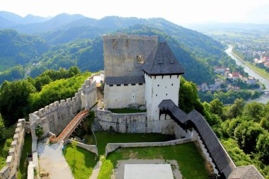 Old Slovenian castle clipart
