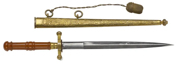 白を基調とした歴史的な刃の武器の刃物 — ストック写真