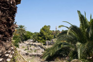 Kos town, Yunanistan, antik Agora