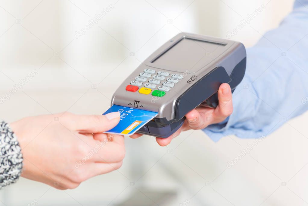 Paying with credit or debit card