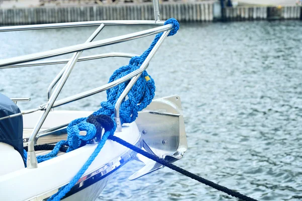 Bow of luxury boat — Stock Photo, Image