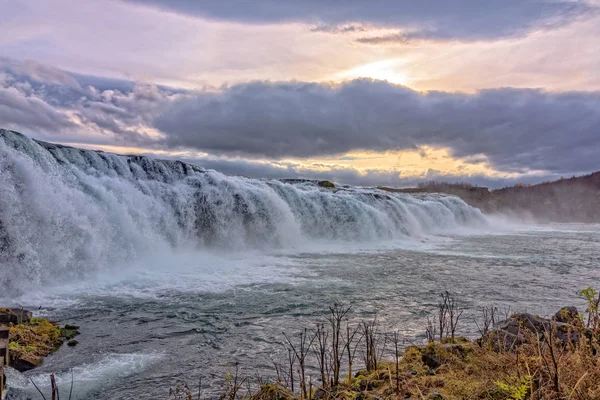 Faxi водоспади ісландський пейзажі — стокове фото