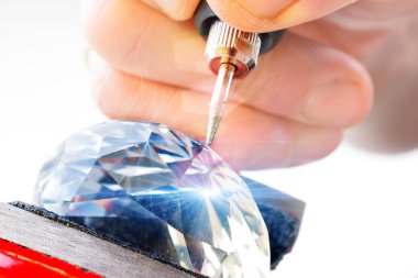 Kristal döner multi aracıyla oyma