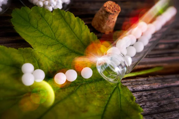 Homeopathic globules — Stock Photo, Image