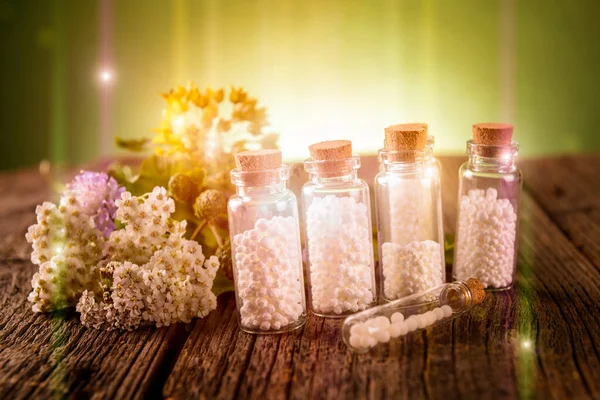 Homeopathic globules — Stock Photo, Image