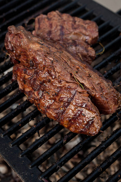 Grilled Marble Veal Steak