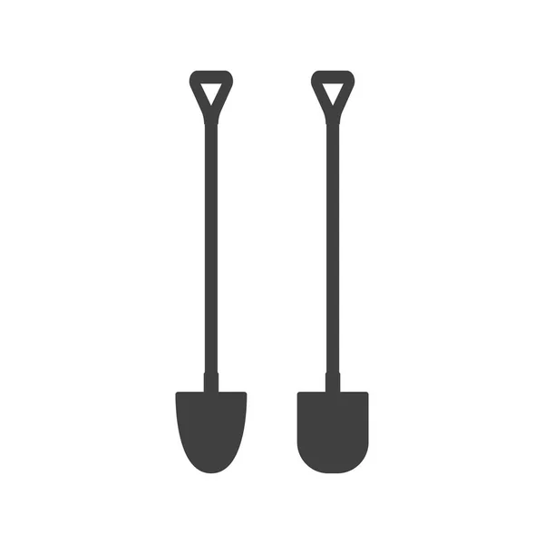 Ікони лопаток і лопаток багнета. Вектор на білому тлі — стоковий вектор