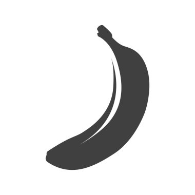 Banana icon. Isolated vector on a white background.