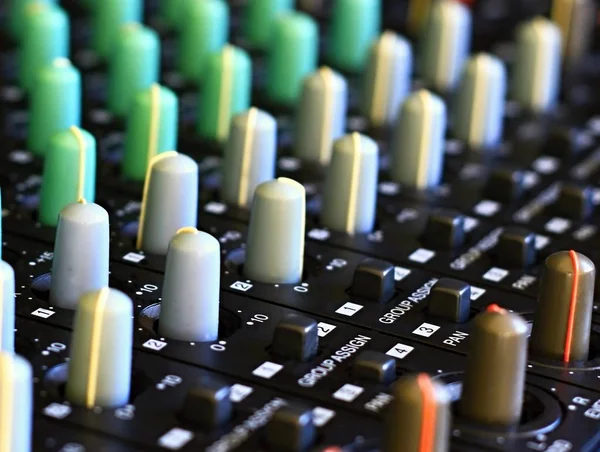 Immagine Mixer Musicale Studio — Foto Stock