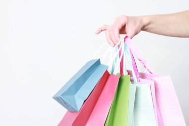 renkli alışveriş el çantası