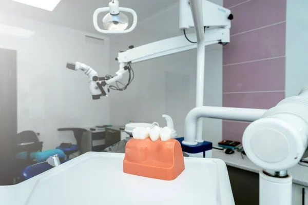 Disposizione Dei Denti Nello Studio Dentistico — Foto Stock