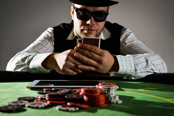 Professional Poker Player Club Stock Picture