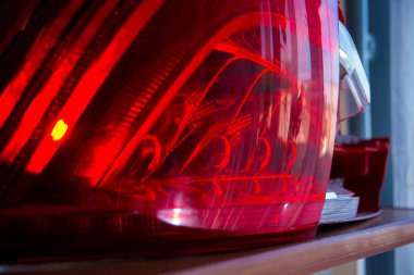 Işıklar araba kesit