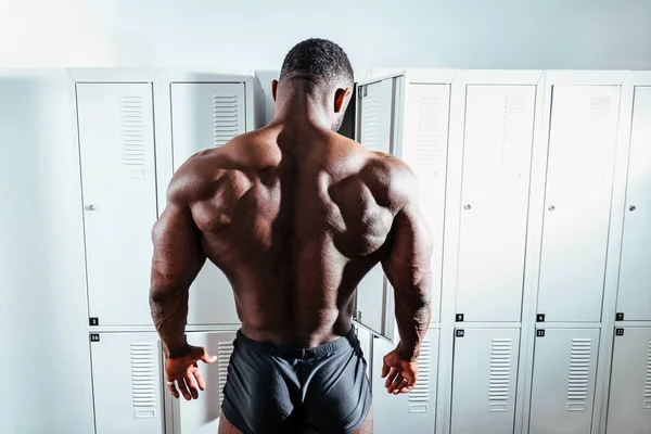 African athlete is back in the locker room