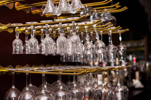 Пустые стаканы алкоголя — стоковое фото