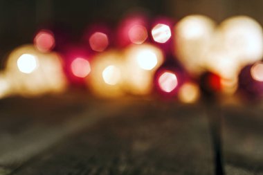 Yumuşak bulanık ışıklı Noel arka plan