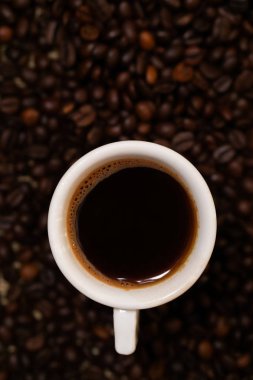 kahve kahve çekirdekleri üzerine