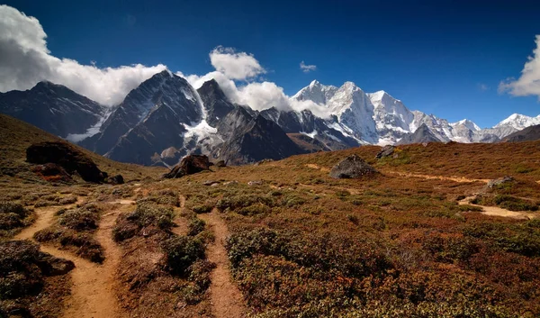 Everest Bakan Everests Doğu Yüzü Peyzaj — Stok fotoğraf