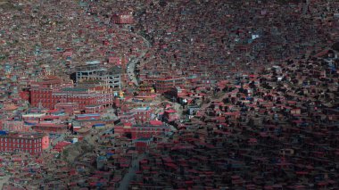 Seda, Sichuan, Çin için Budist Akademi bakan