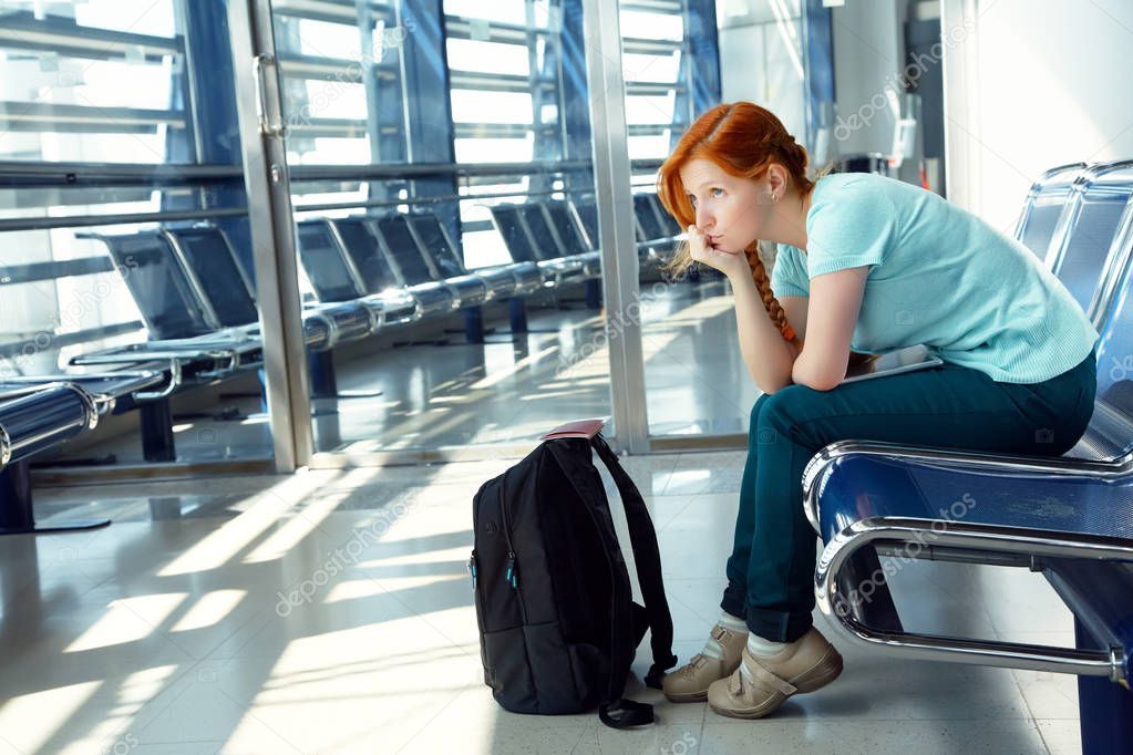 woman at the airport