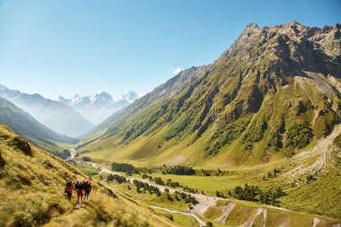 dağ yürüyüşçüler