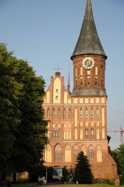 Kaliningrad Rusya'da güzel eski kule