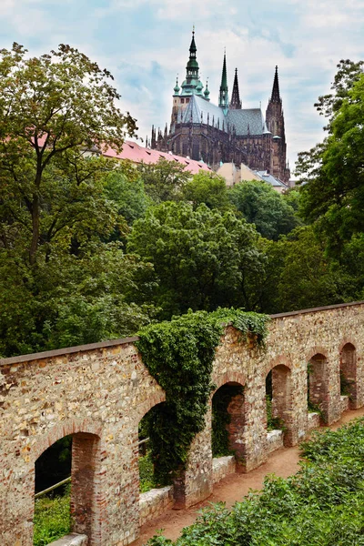 St. Vitus cathedral at Prague — Stock Photo, Image