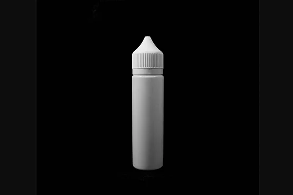 Damlalık beyaz. Vape şişe.