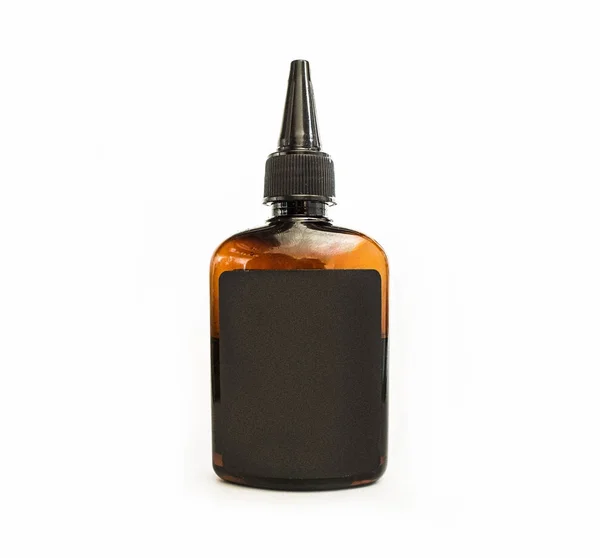 Vape şişe beyaz arka plan