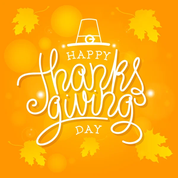 Happy thanksgiving day — Stockvector