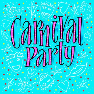 Karnaval parti el mektup