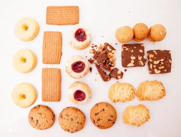 Typical Italian tea biscuits. — Stock Photo, Image