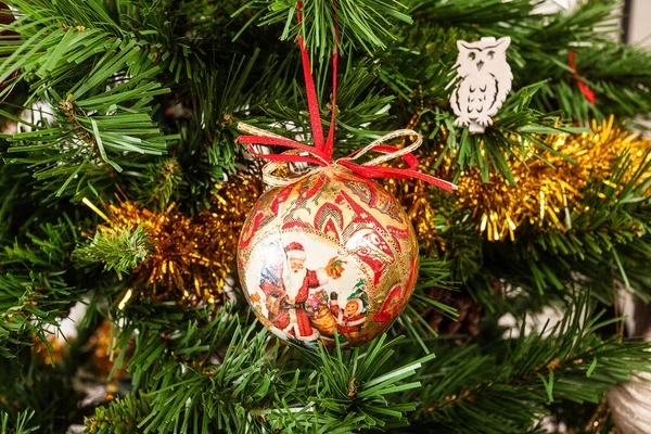 Boże Narodzenie drzewo detal. — Zdjęcie stockowe