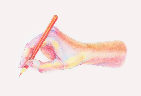 彩色铅笔 装饰风格 — 图库照片