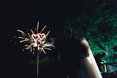 Arka planda gece gecesi var. Genel büyüme planı. - Evet.