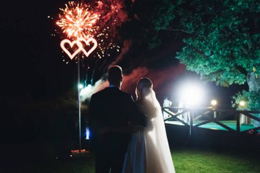 Arka planda gece gecesi var. Genel büyüme planı. - Evet.