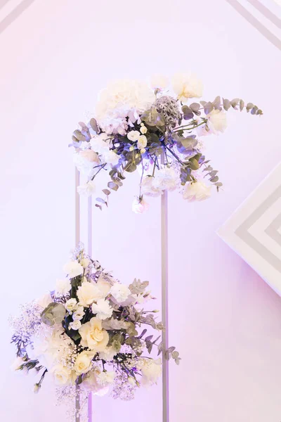 Beautiful decor for the holiday and wedding, floral arrangements