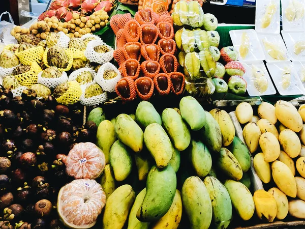 Marché Asiatique Fruits Exotiques — Photo