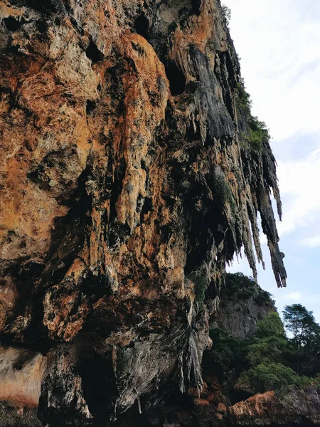 Krabi Thailand Tropical Cliffs Lime Stone Rock Islands Southern Thailand — 图库照片