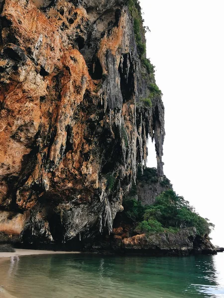 Krabi Thailand Tropical Cliffs Lime Stone Rock Islands Southern Thailand — Stock Photo, Image