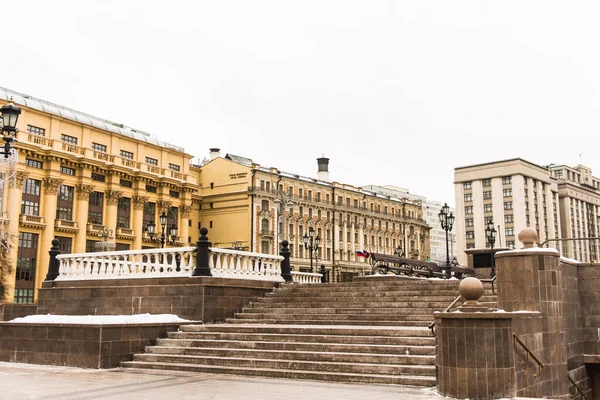 Moskauer Zentrum Während Der Quarantäne März 2020 Coronavirus Pandemie Covid — Stockfoto