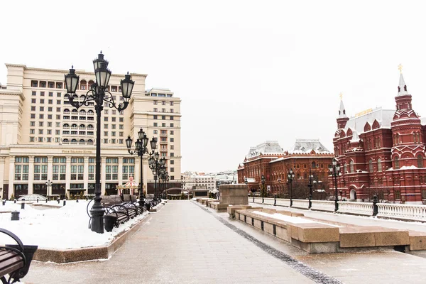 Moskauer Zentrum Während Der Quarantäne März 2020 Coronavirus Pandemie Covid — Stockfoto